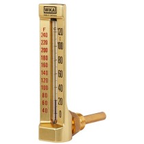Machine glass thermometers