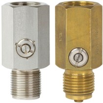 Pressure gauge snubber