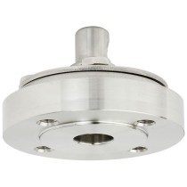 Diaphragm seal with flange connection