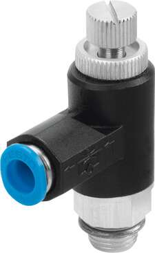 One-way flow control valve