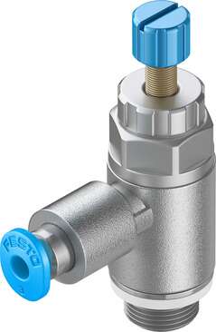 One-way flow control valve