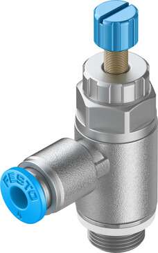 One-way flow control valve