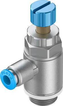 One-way flow control valve
