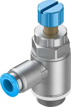 One-way flow control valve