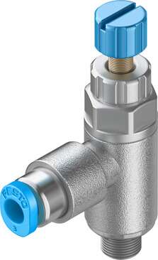 One-way flow control valve