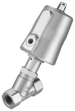 Angle seat valve