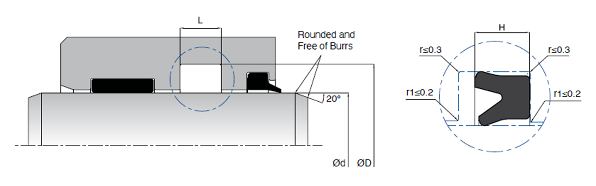 K130 - PNEUMATIC ROD SEAL - Image 2