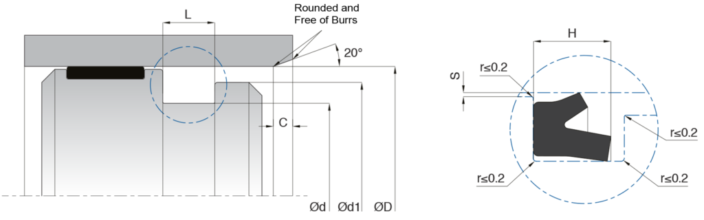 K506 - PNEUMATIC PISTON SEAL - Image 2