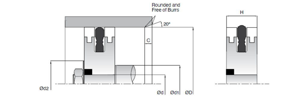 K61 - PNEUMATIC PISTON SEAL - Image 2