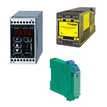 Transmitters, head-mounted transmitters, set point relays, contact protection relays