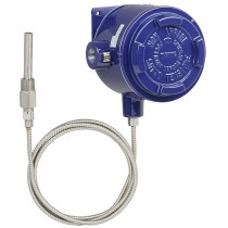 Gas-actuated temperature switch