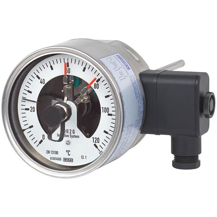 Bimetal thermometer with switch contacts - Image 2