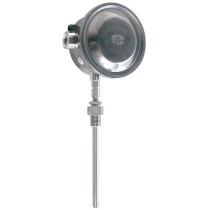 Gas-actuated temperature switch