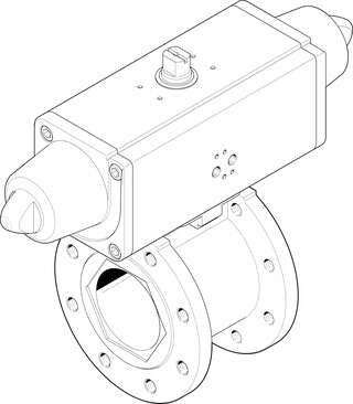 Ball valve actuator unit