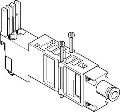 Vertical pressure supply plate