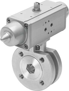 Ball valve actuator unit