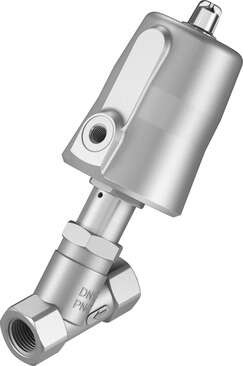 Angle seat valve