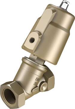 Angle seat valve