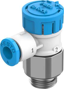 One-way flow control valve