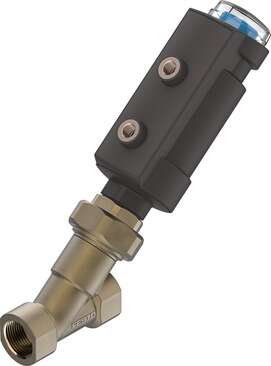 Angle seat valve