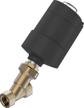 Angle seat valve