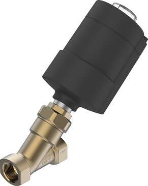 Angle seat valve