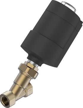 Angle seat valve