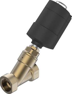 Angle seat valve