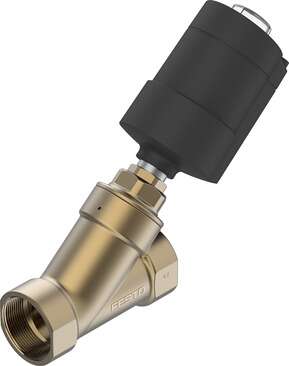 Angle seat valve