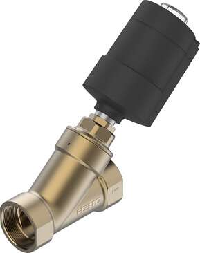 Angle seat valve