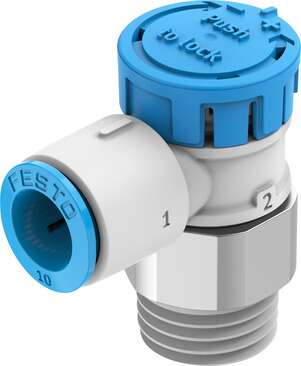 One-way flow control valve