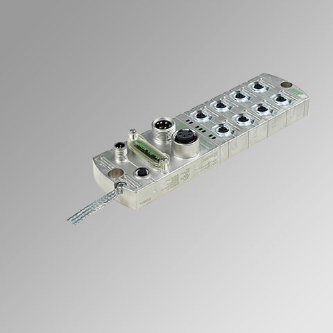 Slave IP67 8 I/O+ 8 I/O autotest IP67 profibusID0240008001
