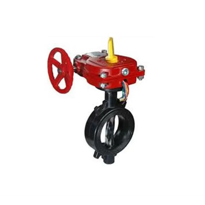 Positioner Mounted Butterfly Valve for Fire System